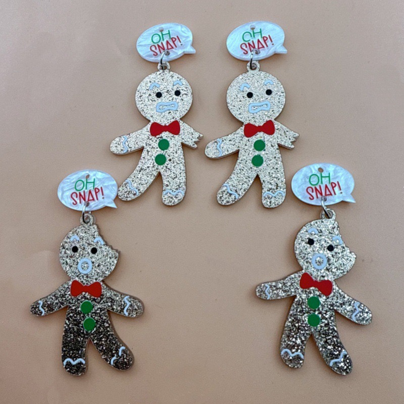 Jewelry Making Diy - 10 adet Sevimli Noel Zencefilli Kurabiye