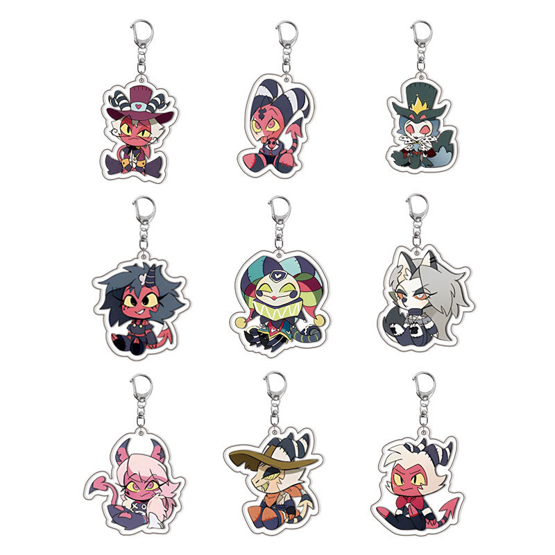 Jewelry Making Ideas - Hazbin Hotel Yeni Akrilik Popüler Anime
