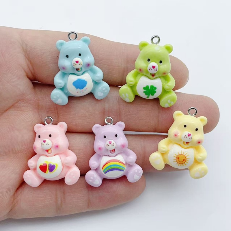 Jewelry Making Brass - 10 adet karikatür hayvan figürlü kolye