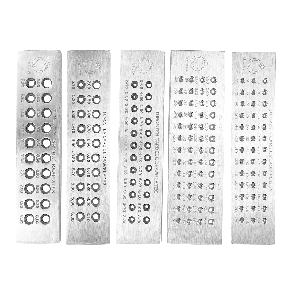Jewelry Making Drawing - Tungsten karbür tel Drawplates yuvarlak şekil