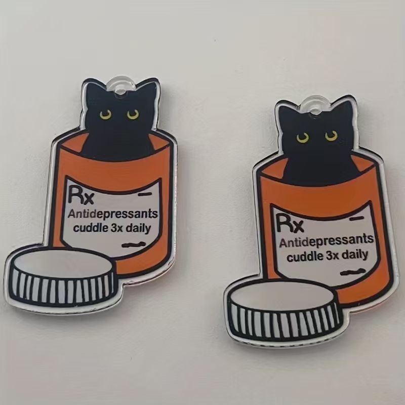 10 adet akrilik ilaç kedi koly - Jewelry Making Diy incelemesi ve fiyatı