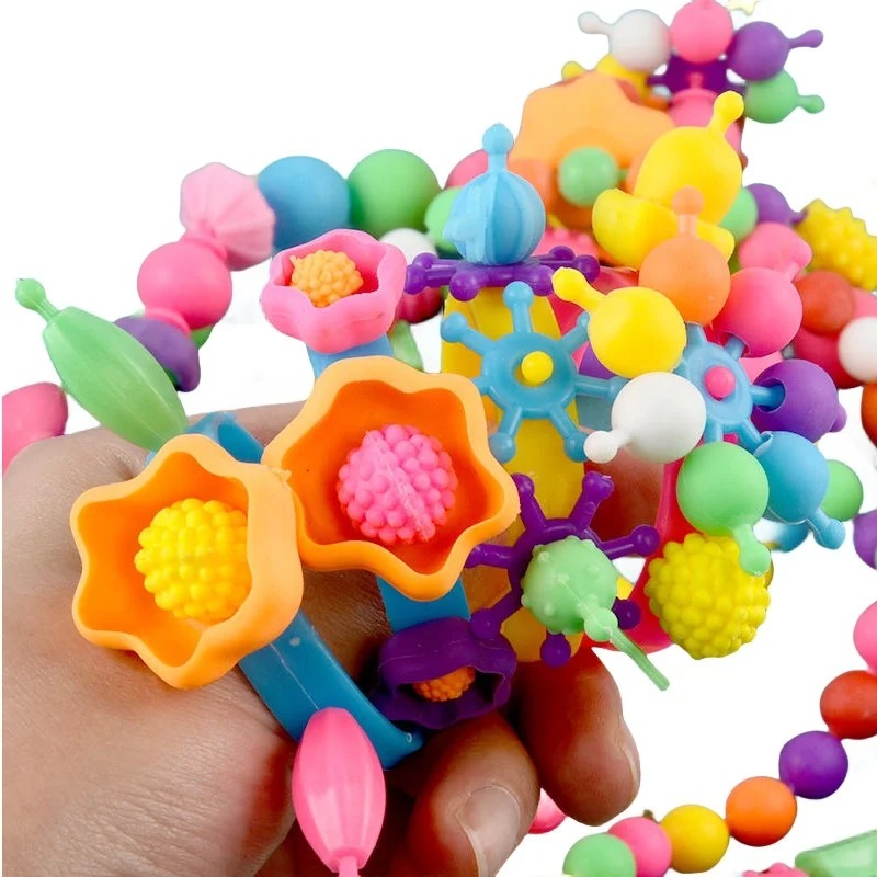 188-608 adet Pop Boncuk Çocuk  - Jewelry Making 4 Year Old incelemesi ve fiyatı