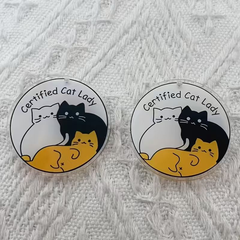 10 adet akrilik sevimli kedi k - Jewelry Making Diy incelemesi ve fiyatı