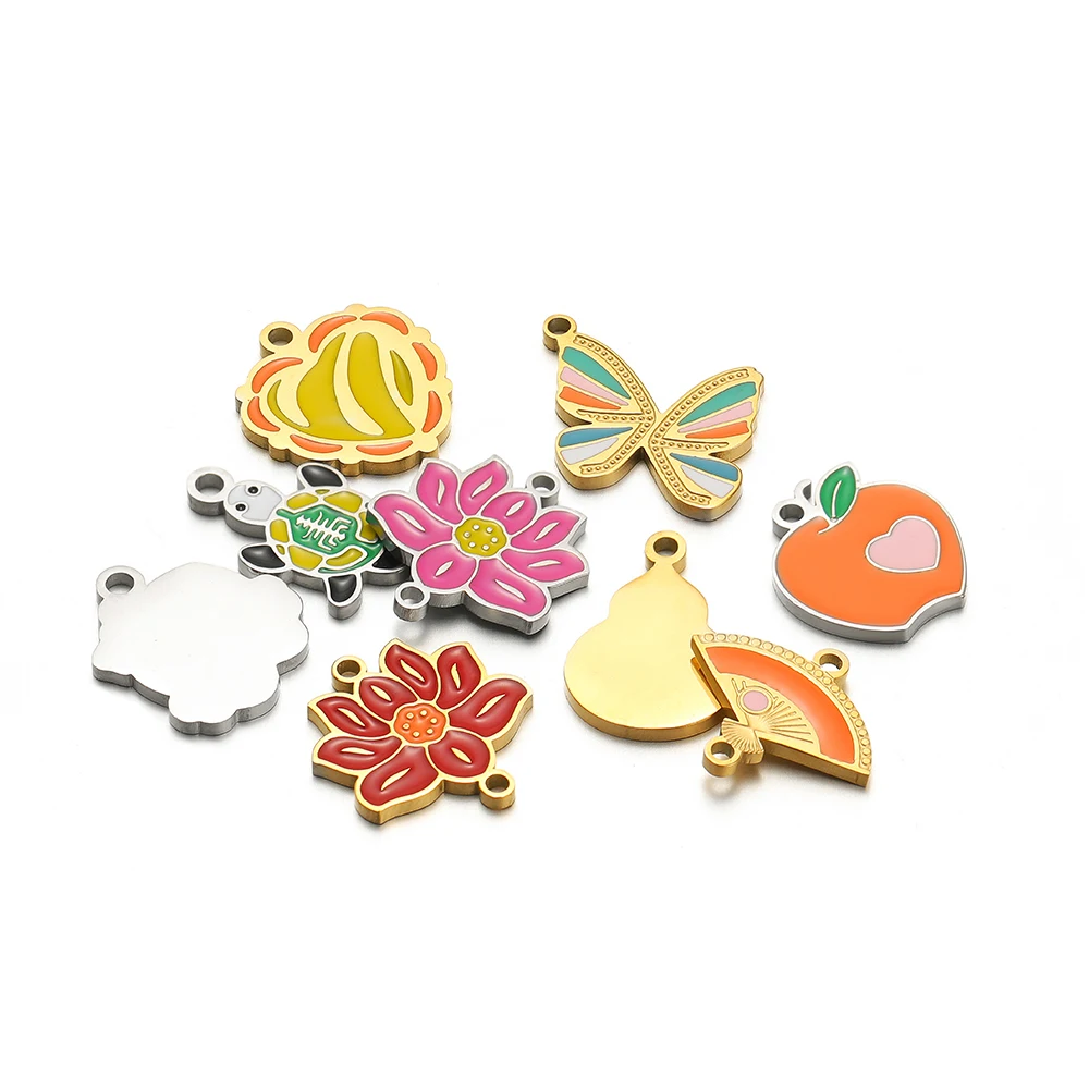 5 adet Paslanmaz Çelik Lotus K - Jewelry Making 4 Year Old incelemesi ve fiyatı