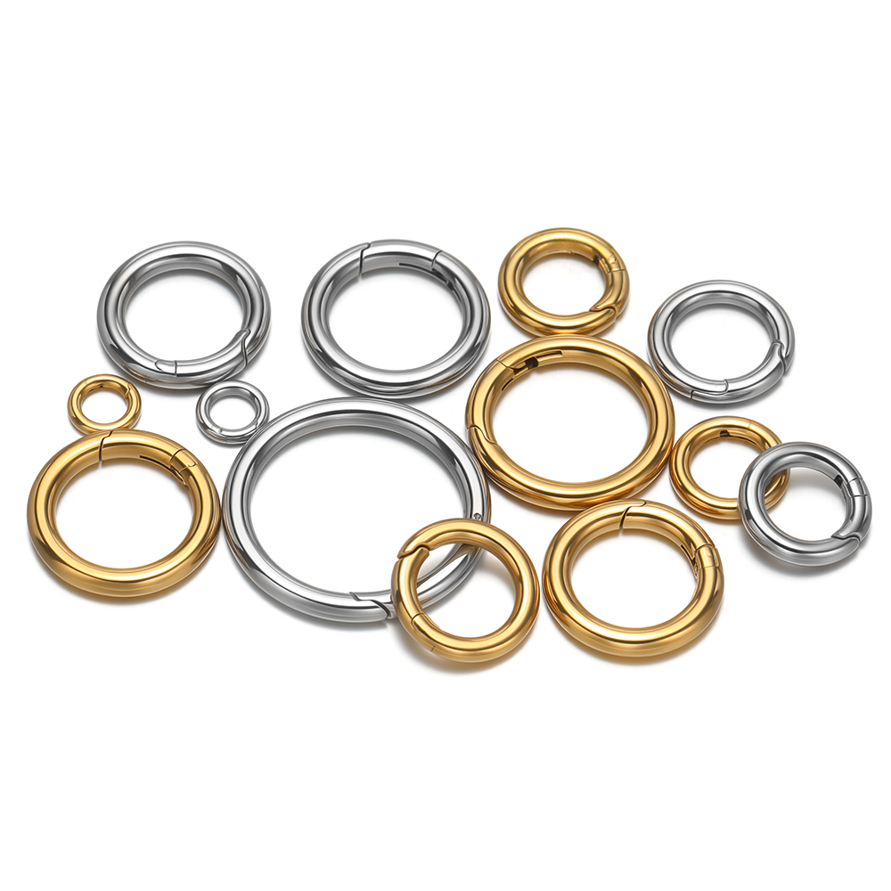 2 adet/grup yuvarlak yaylı kli - Jewelry Making Metal incelemesi ve fiyatı