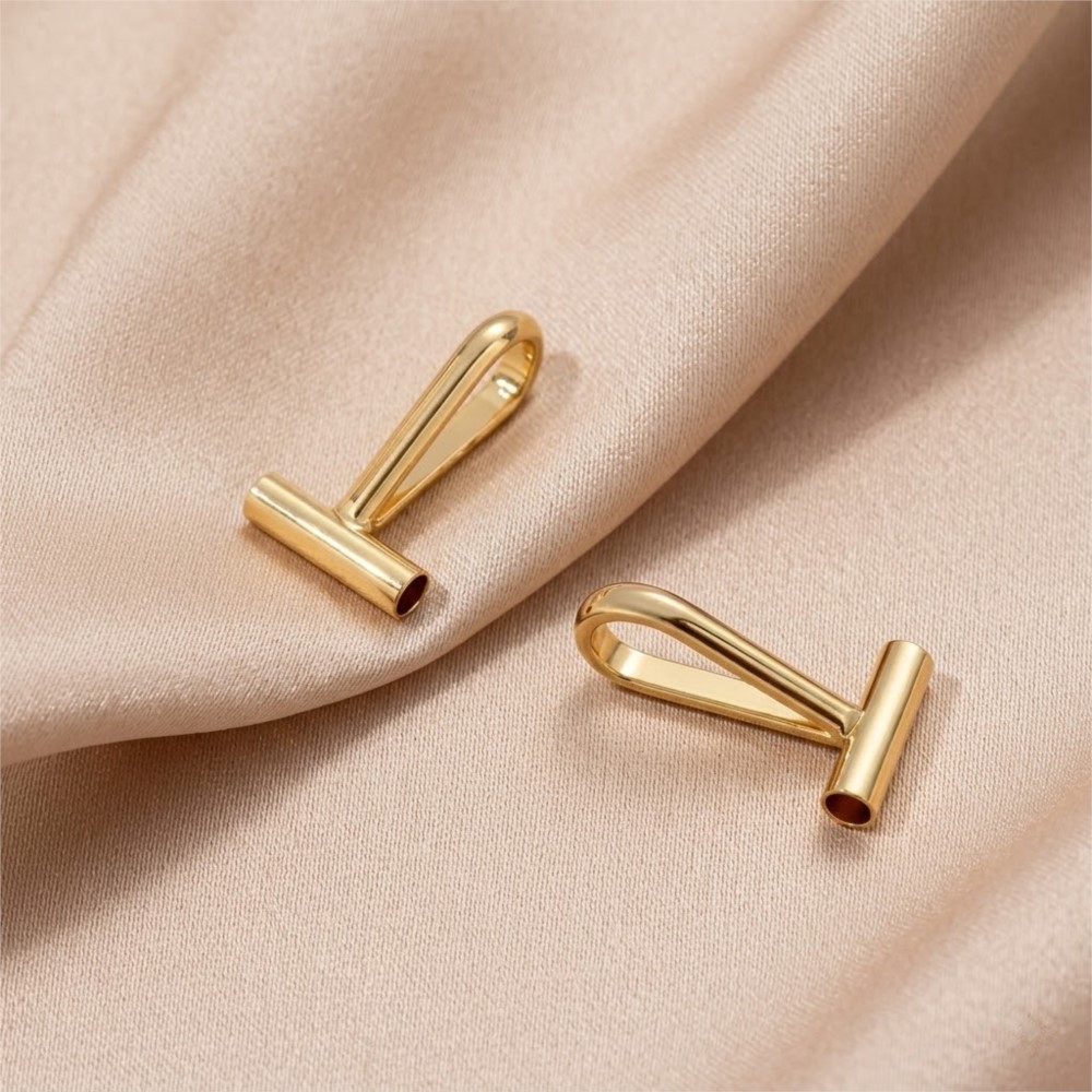 2 adet 14K Pirinç Dikey Pimli  - Jewelry Making Brass incelemesi ve fiyatı