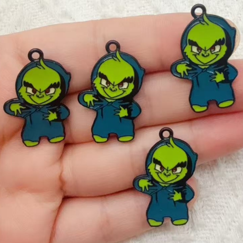 10 adet alaşımlı yağlı boyalı  - Jewelry Making Diy incelemesi ve fiyatı
