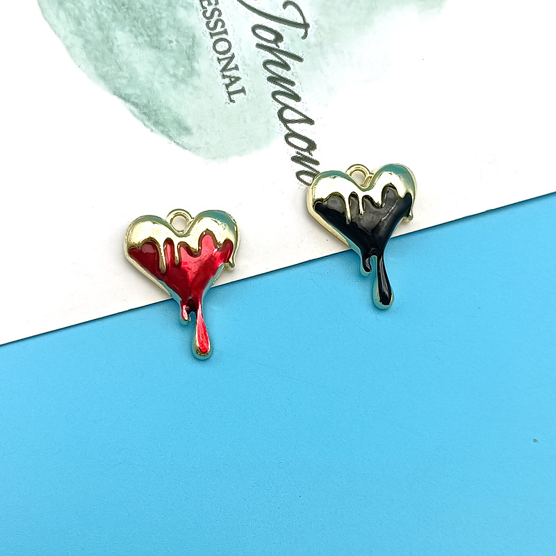 10 adet eriyik kalp Charms siy - Jewelry Making 4 Year Old incelemesi ve fiyatı