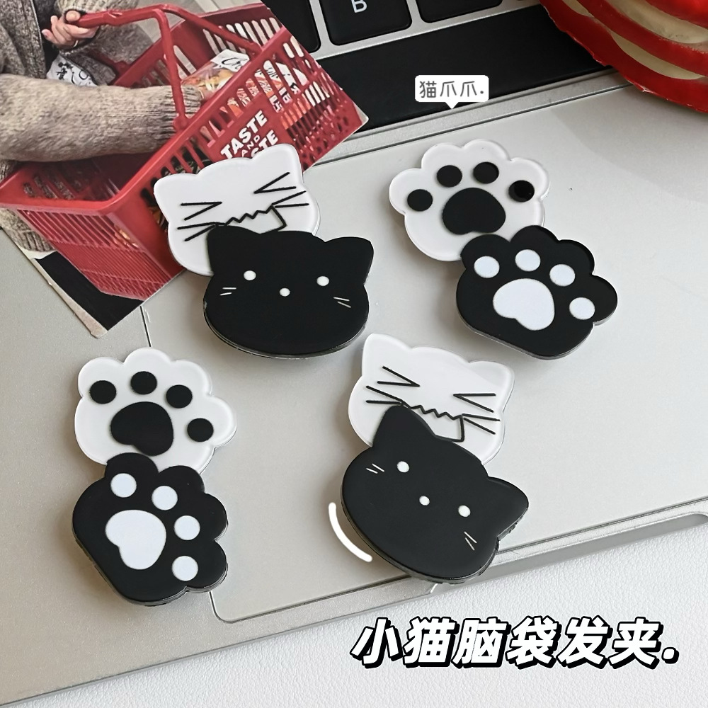 Kawaii Y2K Kedi Saç Tokası Siy - Jewelry Making For Kids incelemesi ve fiyatı